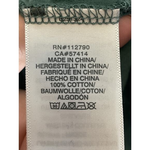 True Religion Shirt Mens Medium Green Tie Dye True RLGN Foil Crew Neck Graphic - Picture 7 of 10